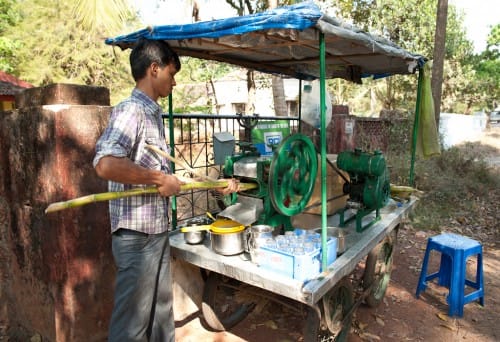 Don't drink suger cane juice from road side
