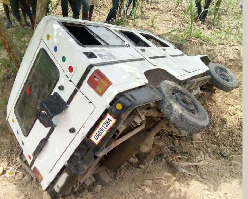 Marshall full of Baroque 13 wounded by overturning