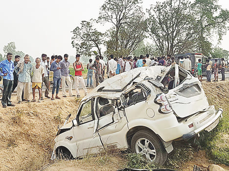 Scorpio inverted, three killed including five, five wounded