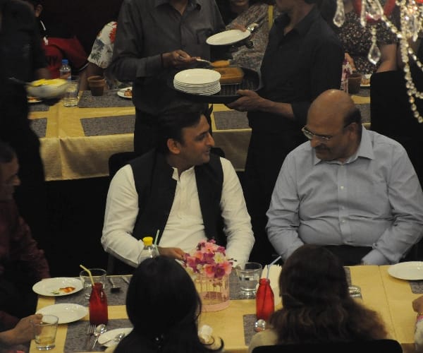 former chief minister akhilesh yadav in Lucknow.