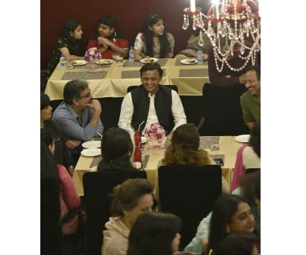 former chief minister akhilesh yadav in Lucknow.