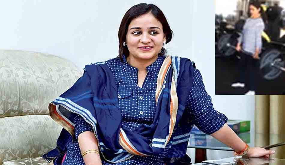 aparna yadav gym workout video viral