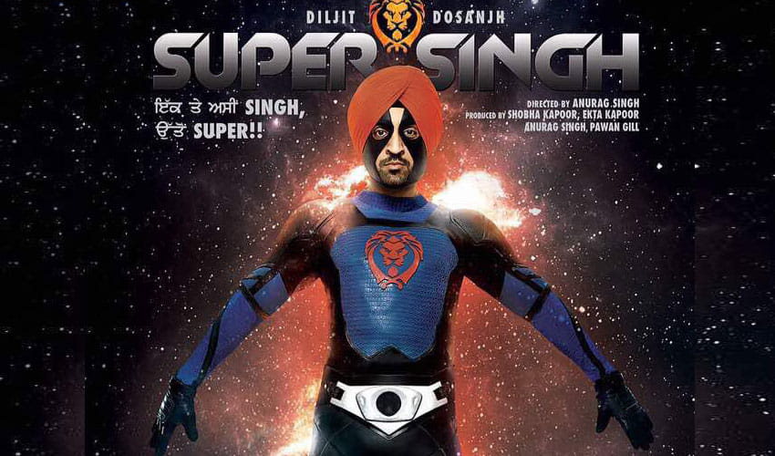 Diljit Dosanjh's New Film 'Super Singh' First Look Out, To Release In June