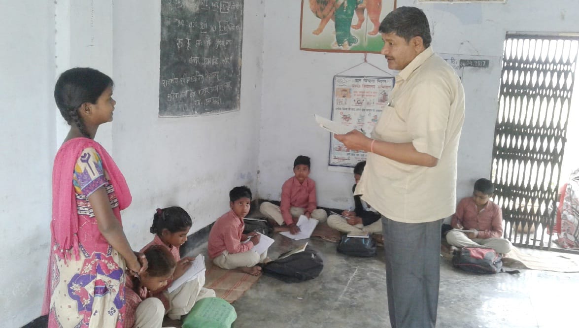  7th class student did not know how to write the school name 