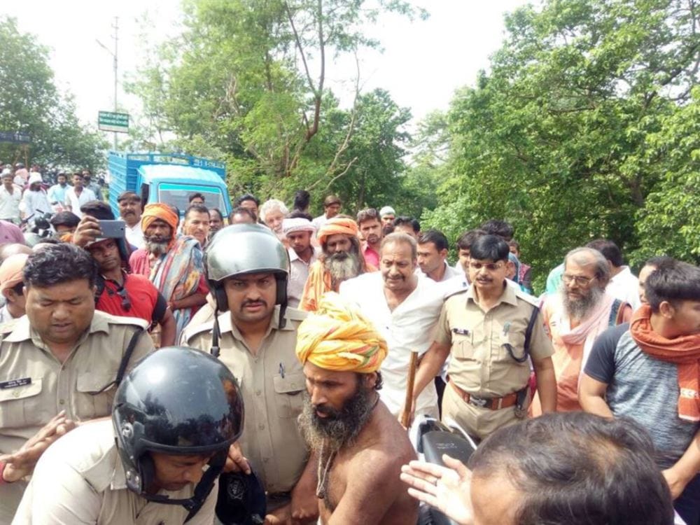A beggar killed his partner very badly
