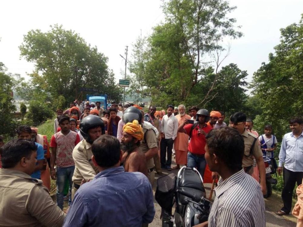 A beggar killed his partner very badly