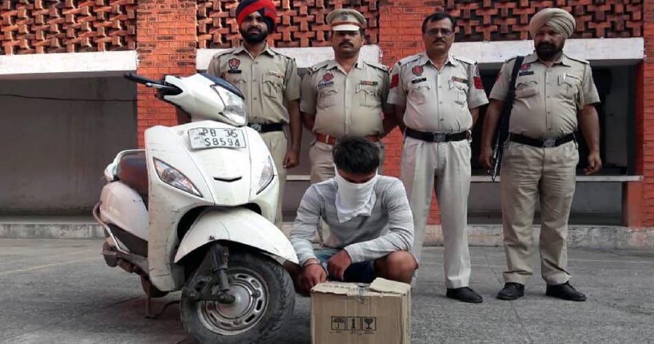 bjp leader's realaative arrest with illigal liqour 