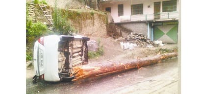 Storms lash Himachal, damage to crops