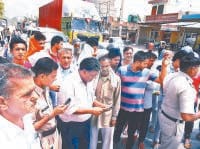 jind,  electric supply, problem, protest,   harayana