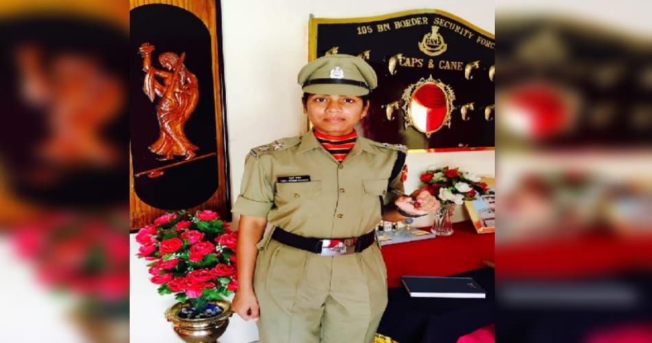 bsf get his first women field officer 