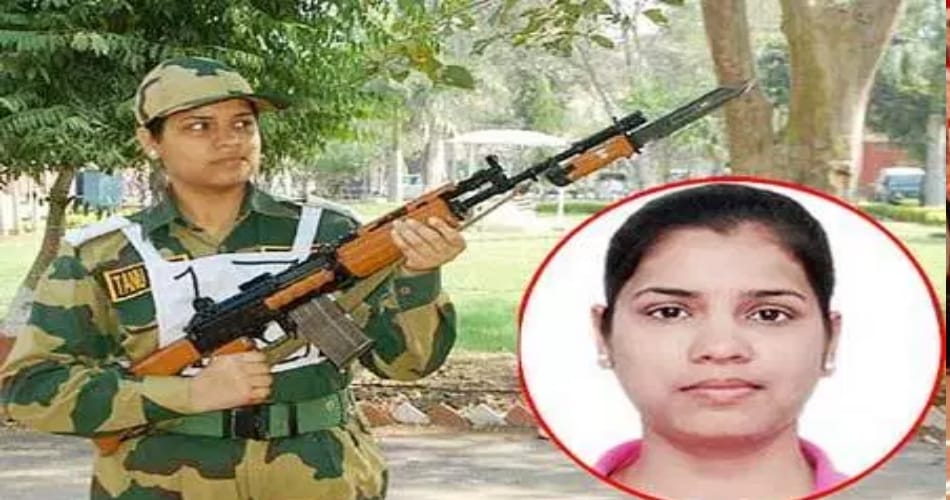 bsf get his first women field officer 