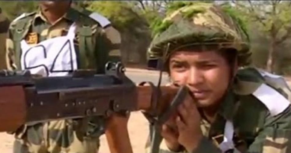 bsf get his first women field officer 