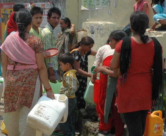 Drinking water crisis in city