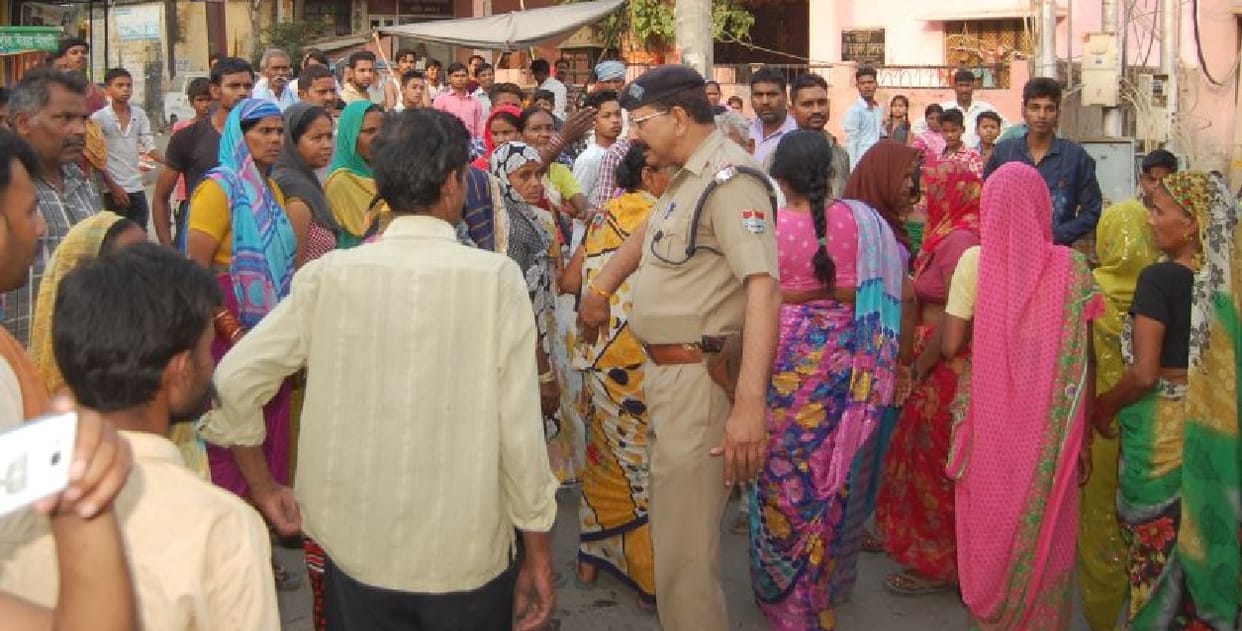  Women caught liquor from house