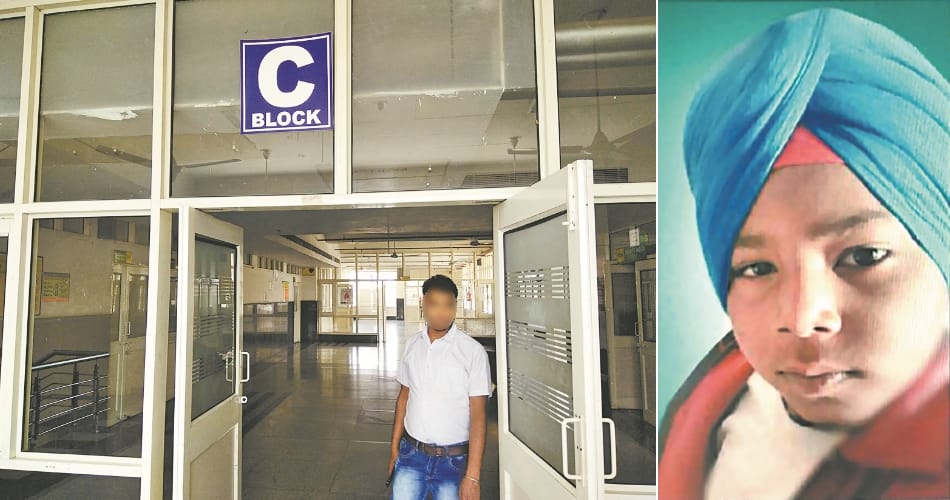 Child suffering from Brain tumor, death in pgi