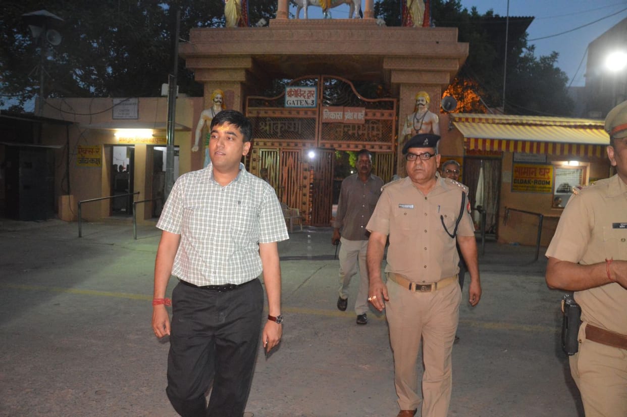 high alert in mathura