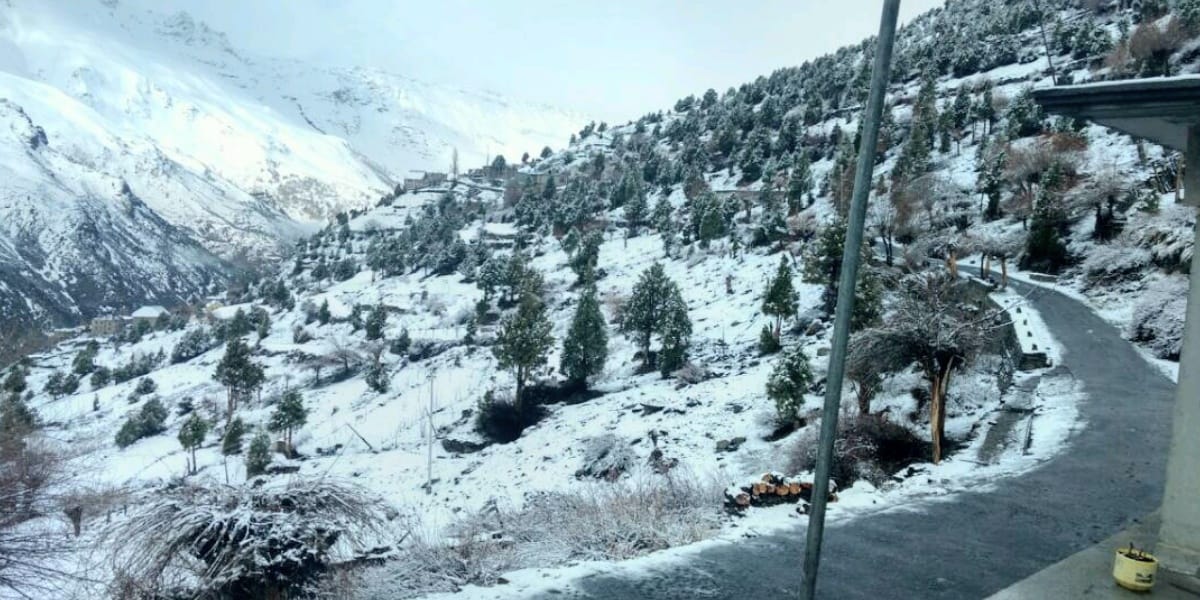 Fresh Snowfall in Himachal Lahaul Valley