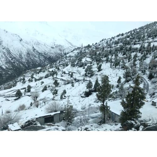 Fresh Snowfall in Himachal Lahaul Valley