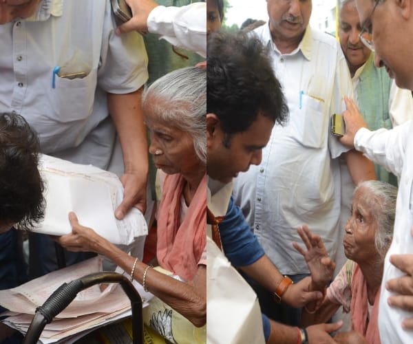 UP energy minister hear people's complain in Lucknow.