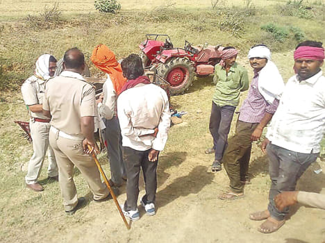 Tractor-trolley overturns, youth's death