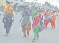 weather, wind blow, 25 kilomiter, people tense, kaithal