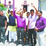 कांग्रेसियों ने नारेबाजी की