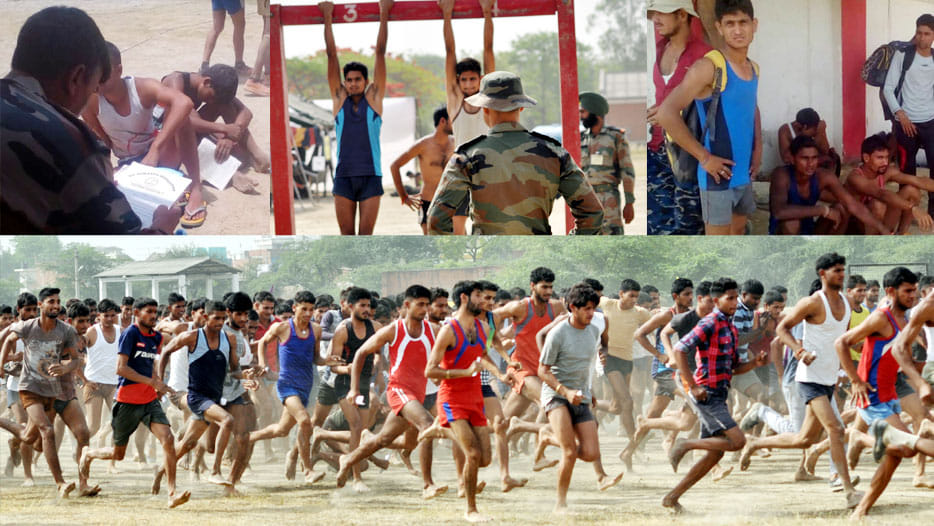 more than one thousands boys rejected with fake certificate in army recruitment