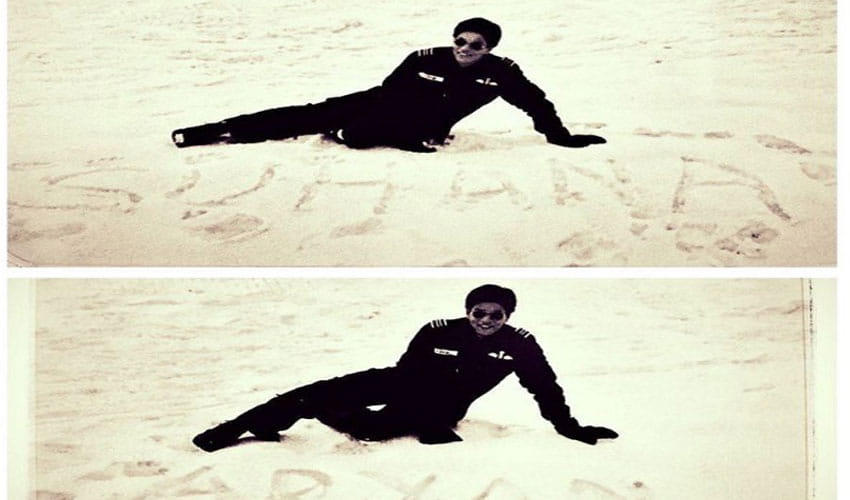 Shah Rukh Khan Shares A Throwback Photo Of Himself Sitting On The Snow Ground On Instagram