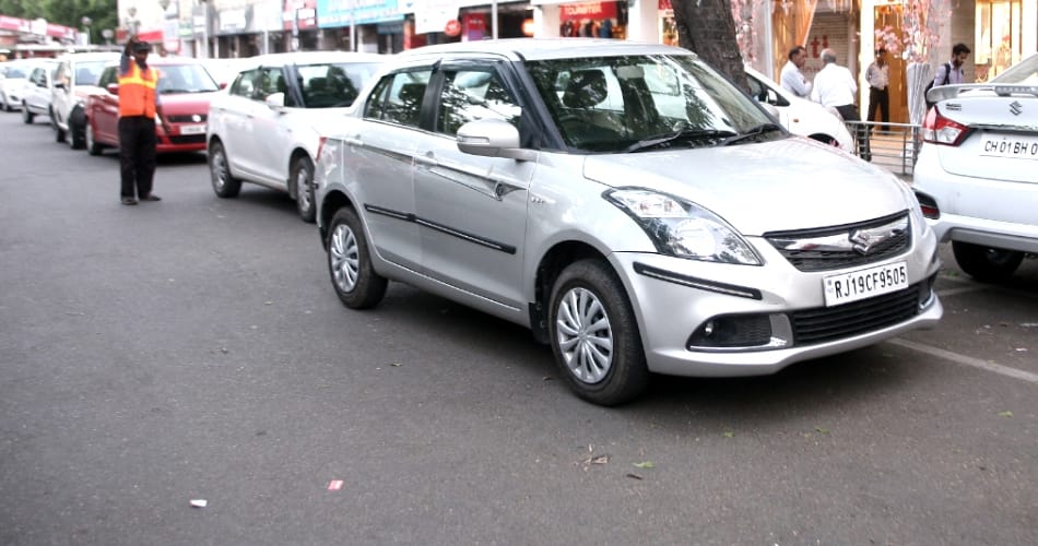 challan of Rs.3500 if not park your car in paid parking