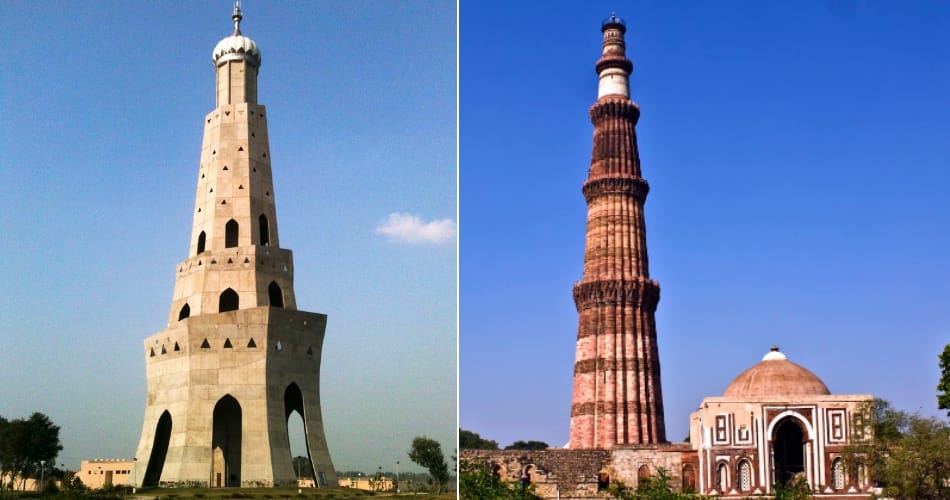 chapparchiri fort in Mohali is like that Qutab Minar