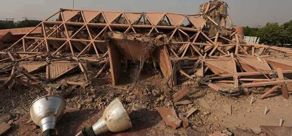 Hall of Nations in Pragati Maidan Demolished
