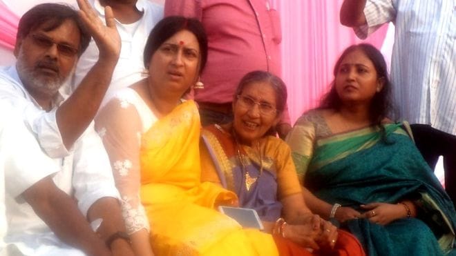 PM Modi's wife in Bihar,Won the hearts of people by speaking Hindi