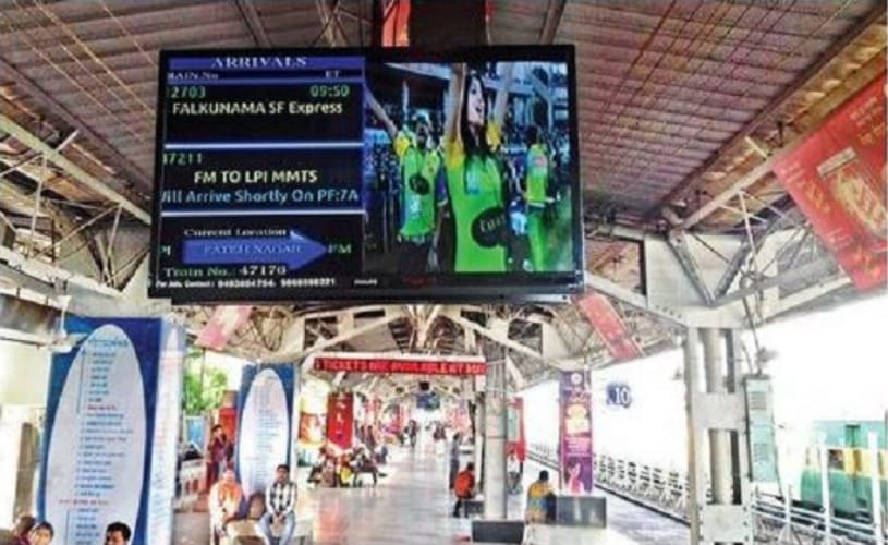 Indian Railway Boost Revenue via Mega Advertising Platform to roll out 2 lakh screens at stations