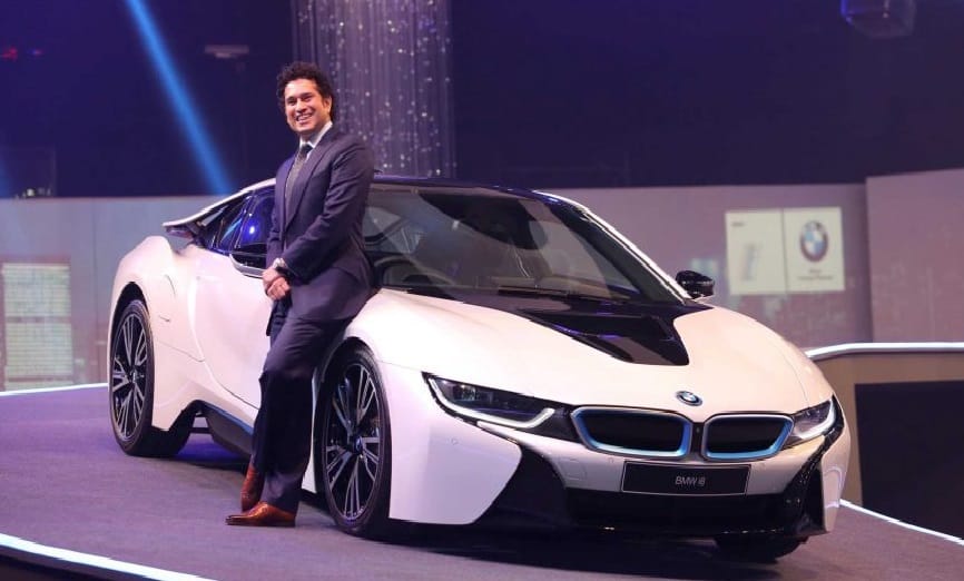 sachin tendulkar favourite car bmw i8