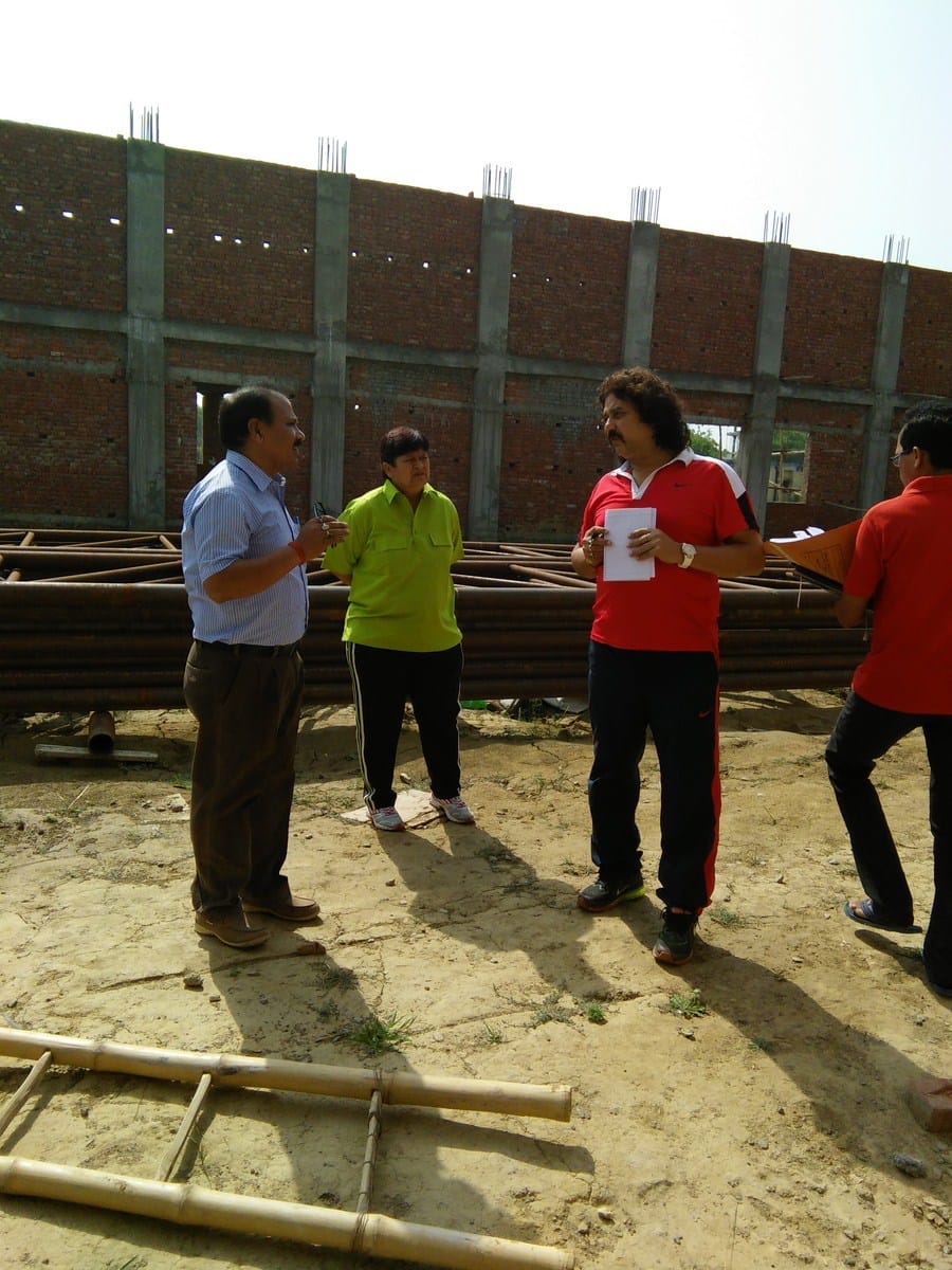 Sports director reached sports college for inspection