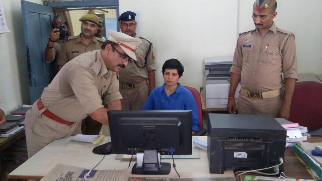 traffic line inspection by ssp manzil saini in lucknow
