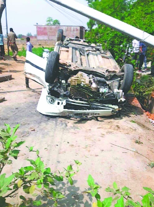 Nine devotees returning from Purnagiri injured