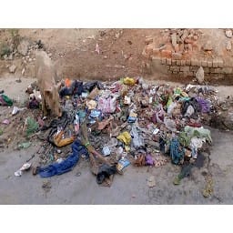 durga mandir gali to thrown garbage