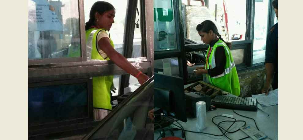 women will collect toll in modi area