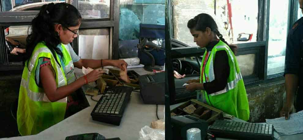 women will collect toll in modi area