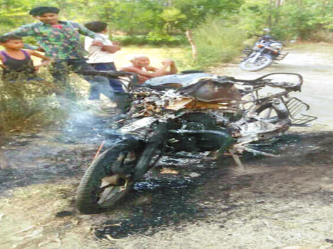 The bounced bike was taken two days ago