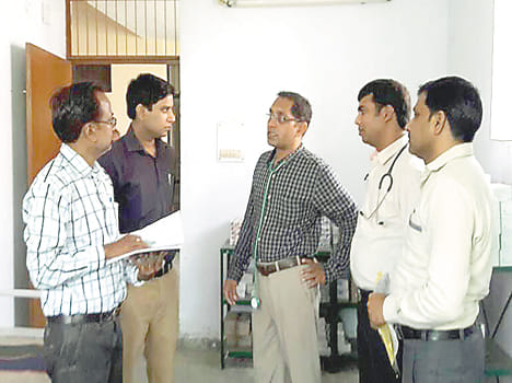 No gas found in oxygen cylinder;