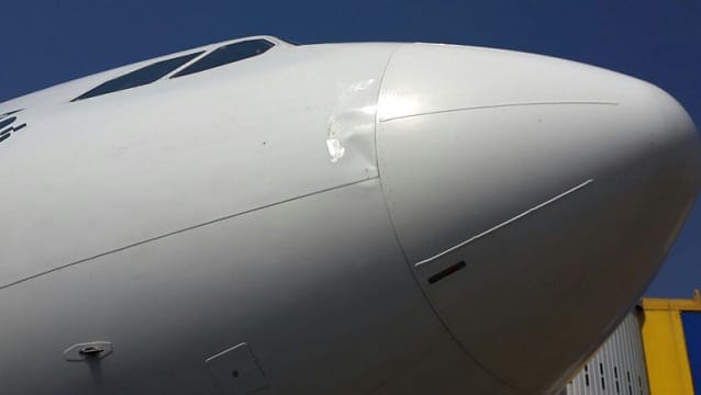 resign behind white color of airplanes