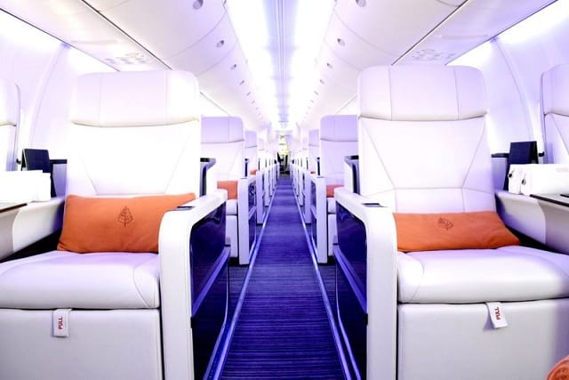 resign behind white color of airplanes