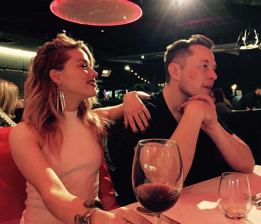 Johnny Depp's ex wife Amber Heard shares intimate photo with boyfriend Elon Musk