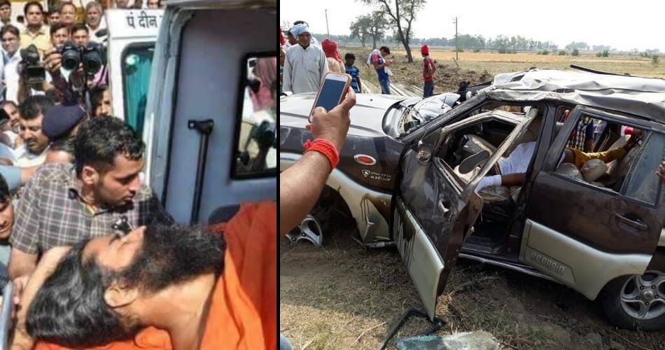 baba ramdev accident fake news and photos viral on social media