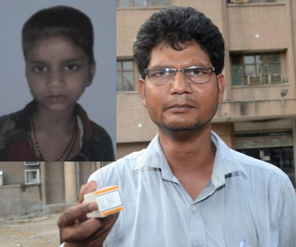 A small girl died in KGMU because of expired injection use.