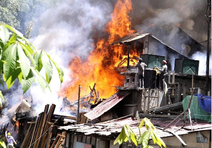 Ten home ashes, two scorching fire