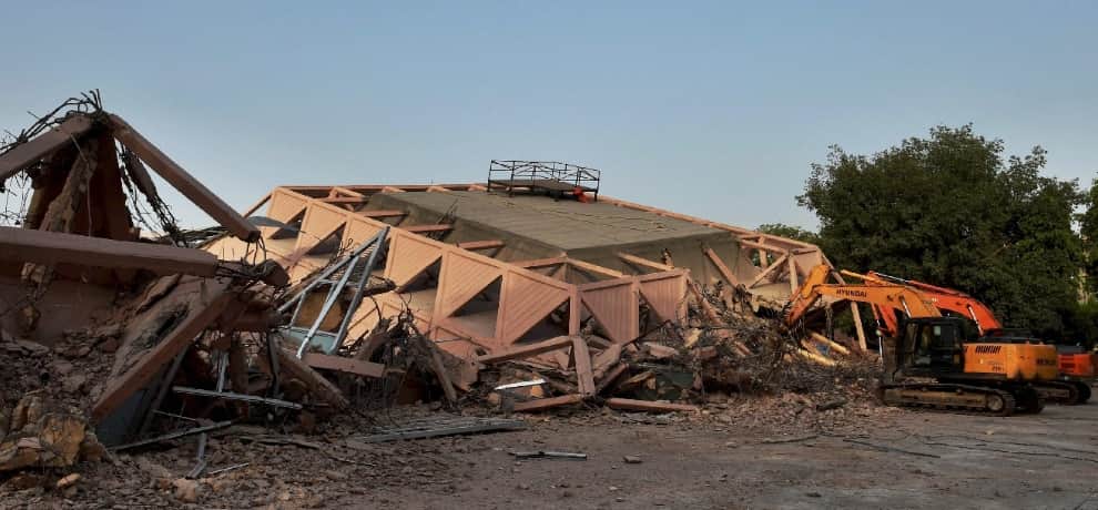 Hall of Nations in Pragati Maidan Demolished
