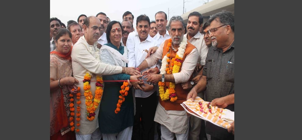  union state minister Krishnpal Gurjar innaugrated many projects in faridabad
